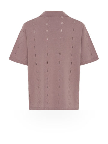 Solid Udell Short Sleeve - Maglieria Uomo - Viola