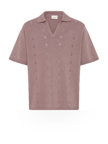 Solid Udell Short Sleeve - Maglieria Uomo - Viola