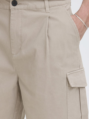 Solid Alann Tate Cargo - Shorts Uomo - Driftwood