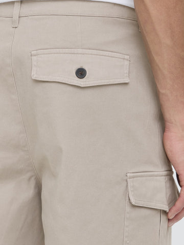 Solid Alann Tate Cargo - Shorts Uomo - Driftwood