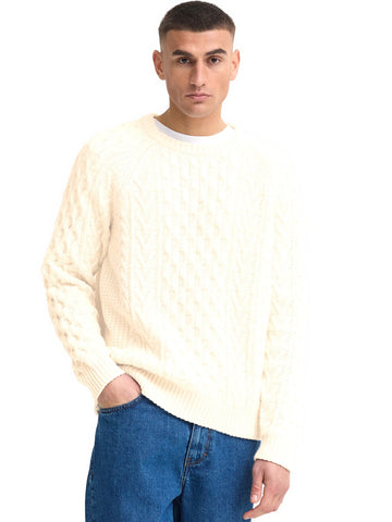 Solid Vukan - Maglieria Uomo - Bianco