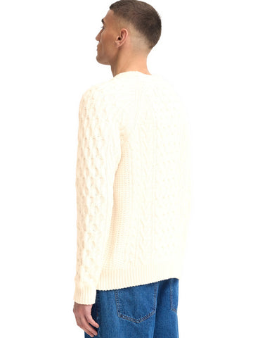 Solid Vukan - Maglieria Uomo - Bianco