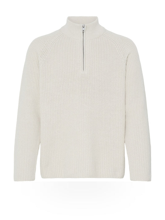 Solid Sdwillis Hi Neck - Maglieria Uomo - Bianco