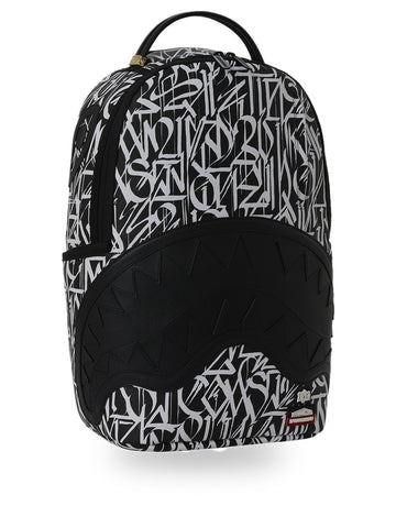 Sprayground Wynwood Walls Defer Backpack - Zaini Unisex - Nero/Bianco