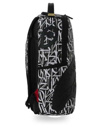 Sprayground Wynwood Walls Defer Backpack - Zaini Unisex - Nero/Bianco