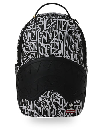 Sprayground Wynwood Walls Defer Backpack - Zaini Unisex - Nero/Bianco