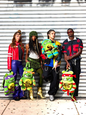 Sprayground Tmnt Raphael Moneybear Backpack - Zaini Unisex - Multicolore
