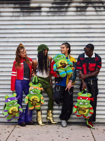 Sprayground Tmnt Leonardo Moneybear Backpack - Zaini Unisex - Multicolore