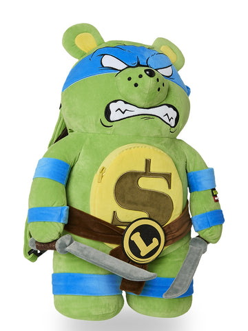Sprayground Tmnt Leonardo Moneybear - Zaini Unisex - Multicolore