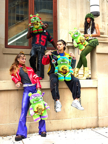 Sprayground Tmnt Donatello Moneybear Backpack - Zaini Unisex - Multicolore