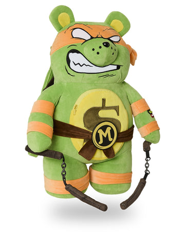 Sprayground Tmnt Michaelangelo Moneybear Backpack - Zaini Unisex - Multicolore