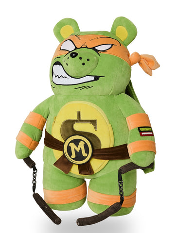Sprayground Tmnt Michaelangelo Moneybear - Zaini Unisex - Multicolore