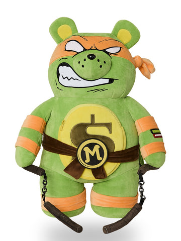 Sprayground Tmnt Michaelangelo Moneybear - Zaini Unisex - Multicolore