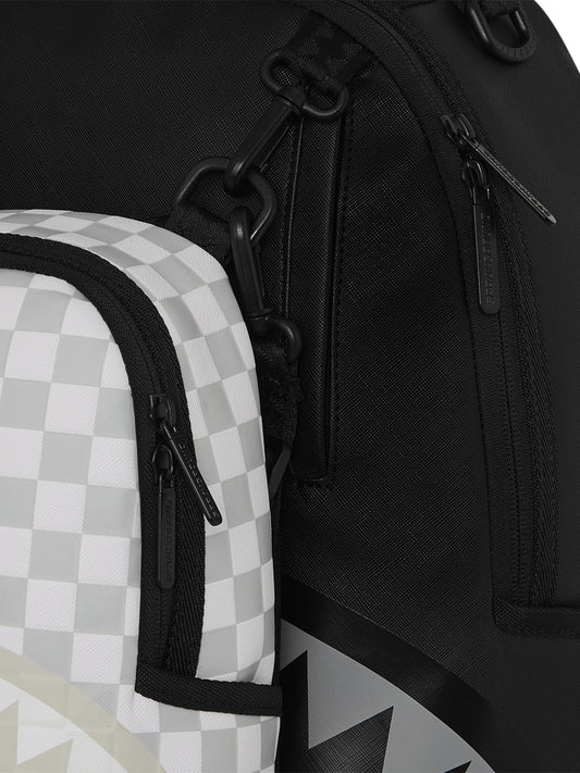 Sprayground Piggyback Bag Backpack - Zaini Unisex - Nero/Grigio