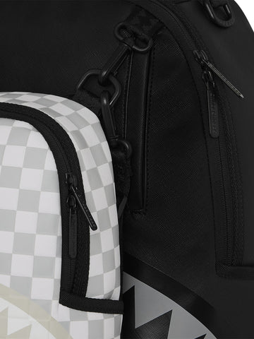 Sprayground Piggyback Bag Backpack - Zaini Unisex - Nero/Grigio