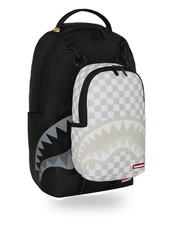 Sprayground Piggyback Bag Backpack - Zaini Unisex - Nero/Grigio