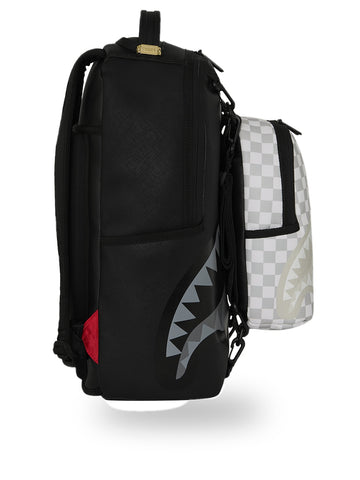 Sprayground Piggyback Bag Backpack - Zaini Unisex - Nero/Grigio