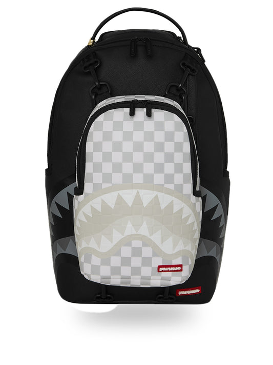 Sprayground Piggyback Bag Backpack - Zaini Unisex - Nero/Grigio