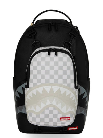 Sprayground Piggyback Bag - Zaini Unisex - Nero/grigio