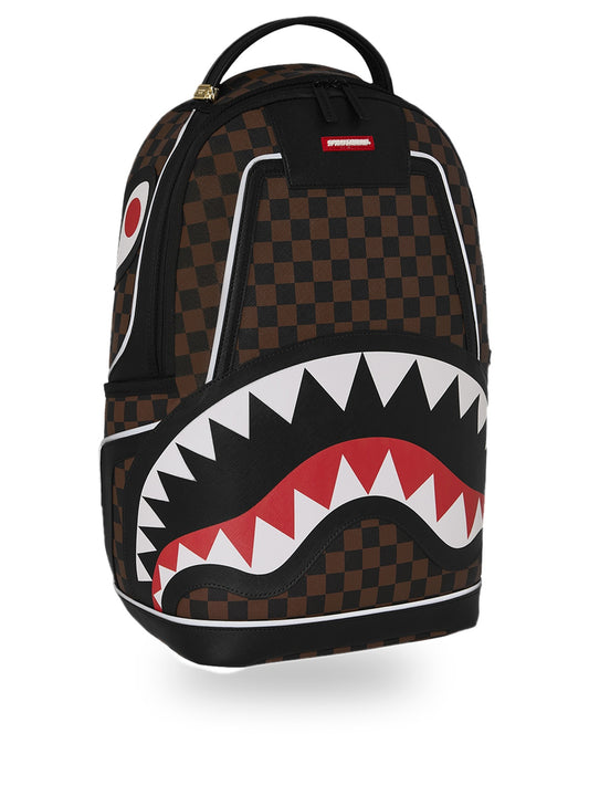 Sprayground Sharks In Paris Sports Backpack - Zaini Unisex - Marrone/Nero