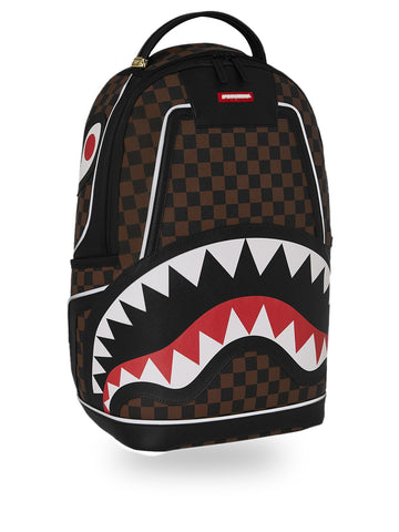 Sprayground Sharks In Paris Sports Backpack - Zaini Unisex - Marrone/Nero