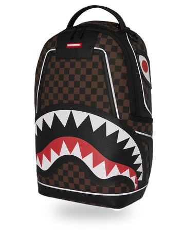 Sprayground Sharks In Paris Sports Backpack - Zaini Unisex - Marrone/Nero