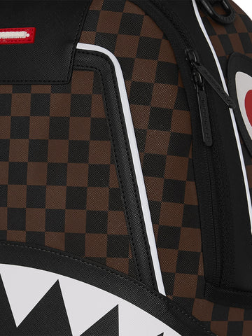 Sprayground Sharks In Paris Sports Backpack - Zaini Unisex - Marrone/Nero