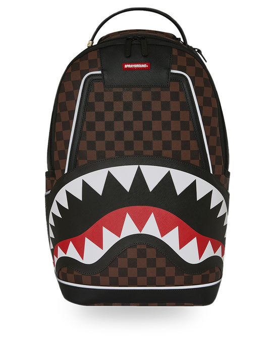 Sprayground Sharks In Paris Sports Backpack - Zaini Unisex - Marrone/Nero
