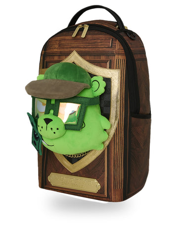 Sprayground Mounted Moneybear Head - Zaini Unisex - Marrone/Verde