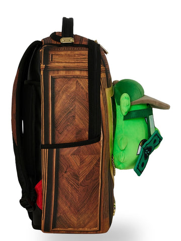 Sprayground Mounted Moneybear Head Backpack - Zaini Unisex - Marrone/Verde