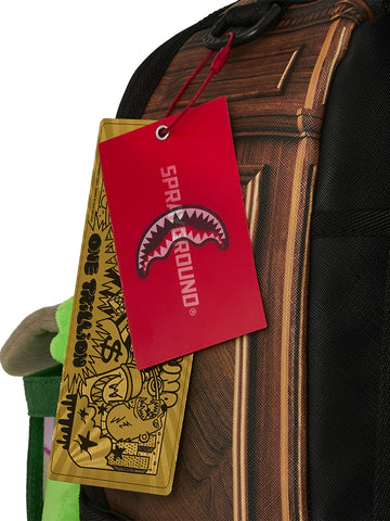 Sprayground Mounted Moneybear Head - Zaini Unisex - Marrone/Verde