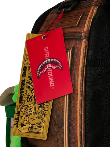 Sprayground Mounted Moneybear Head Backpack - Zaini Unisex - Marrone/Verde