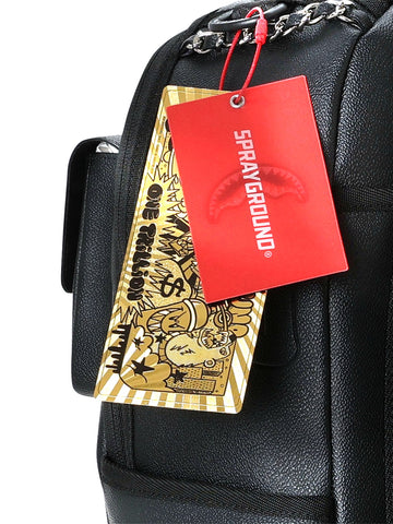 Sprayground Hanging Pockets Shark - Zaini Unisex - Nero