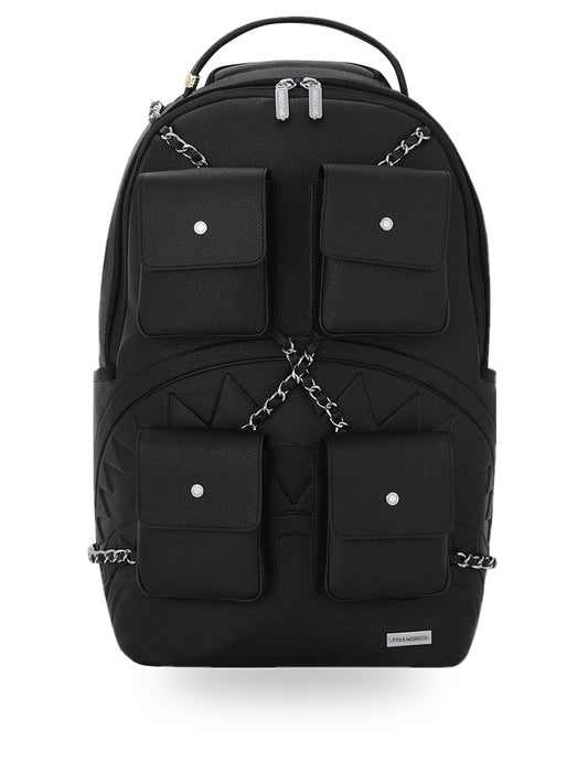 Sprayground Hanging Pockets Shark - Zaini Unisex - Nero