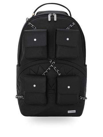 Sprayground Hanging Pockets Shark - Zaini Unisex - Nero