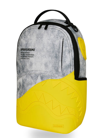 Sprayground Offroad Backpack - Zaini Unisex - Grigio/Giallo