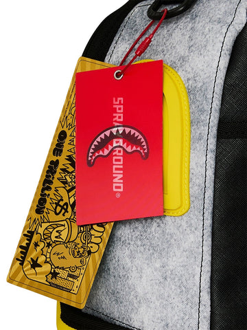 Sprayground Offroad Backpack - Zaini Unisex - Grigio/Giallo