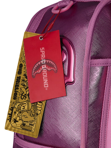 Sprayground Metallic Drip Backpack - Zaini Unisex - Fucsia