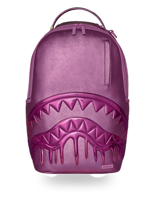 Sprayground Metallic Drip Backpack - Zaini Unisex - Fucsia
