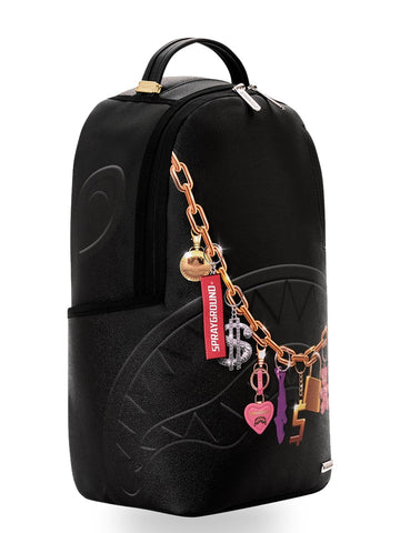 Sprayground Printed Hanging Stuff Backpack - Zaini Unisex - Nero