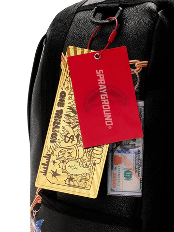 Sprayground Printed Hanging Stuff Backpack - Zaini Unisex - Nero
