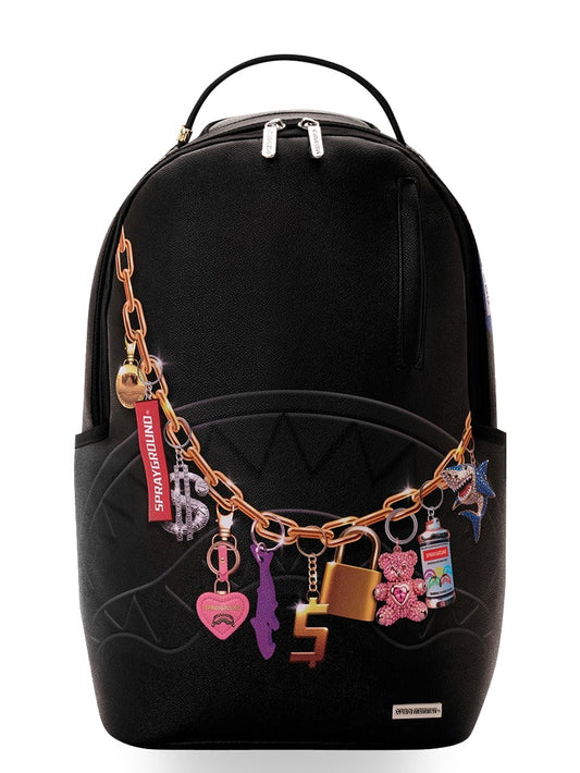 Sprayground Printed Hanging Stuff Backpack - Zaini Unisex - Nero