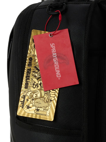 Sprayground Blacked Out Metallic Drip - Zaini Unisex - Nero
