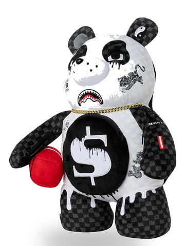Sprayground Drippy Panda Moneybear - Zaini Unisex - Nero