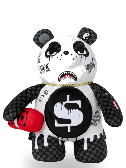 Sprayground Drippy Panda Moneybear - Zaini Unisex - Nero