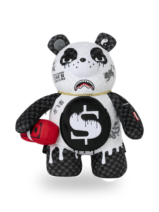 Sprayground Drippy Panda Moneybear Backpack - Zaini Unisex - Nero