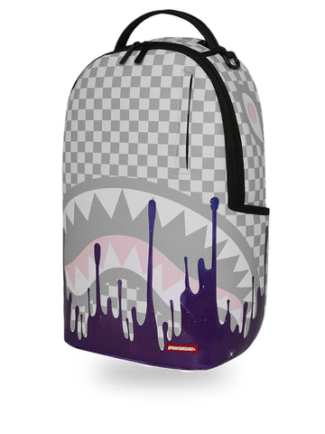 Sprayground Cream Space Drip Backpack - Zaini Unisex - Bianco/Grigio