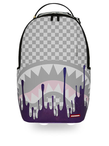 Sprayground Cream Space Drip Backpack - Zaini Unisex - Bianco/Grigio