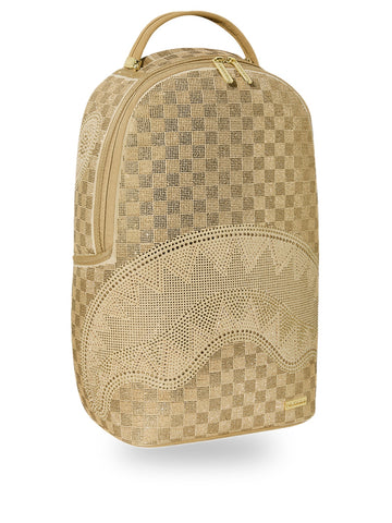 Sprayground 2 Tone Gold Trinity Backpack - Zaini Unisex - Oro