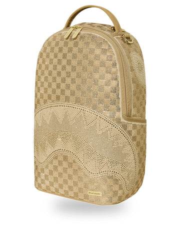 Sprayground 2 Tone Gold Trinity Backpack - Zaini Unisex - Oro